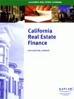 CALIFORNIA REAL ESTATE FINANCE